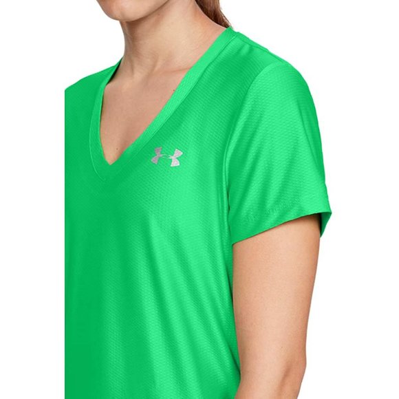 Under Armour UA Tech HeatGear V-Neck T-shirt XS - Picture 4 of 5
